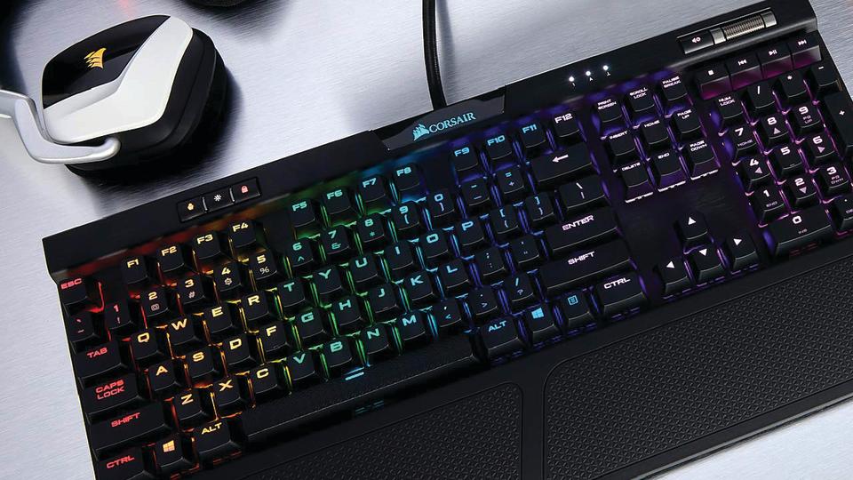 Corsair K70 keyboard