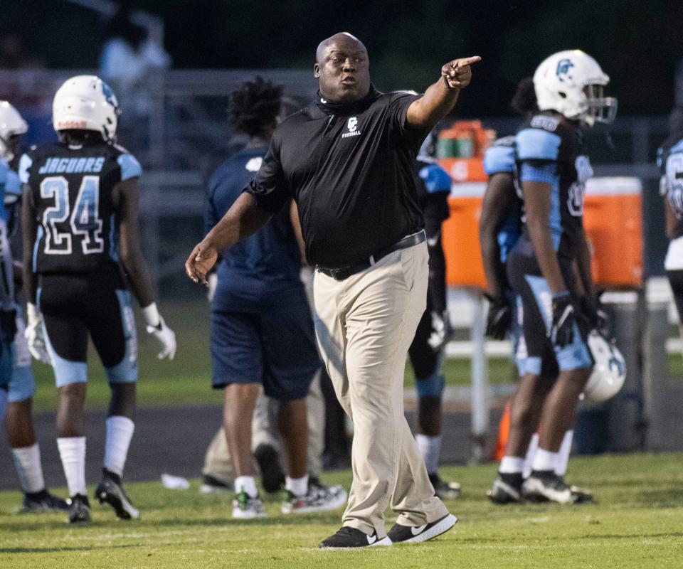 Gadsden County football head coach Corey Fuller has guided his team to the playoffs. The Jaguars host Sante Fe on Friday, Nov. 13, 2020