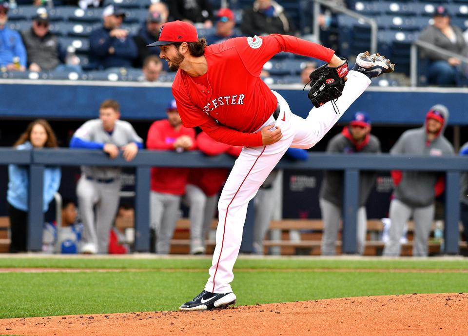 After Sunday's scoreless six innings, WooSox right-hander Connor Seabold's ERA is 2.45 with 37 strikeouts, while issuing only 10 walks this season.