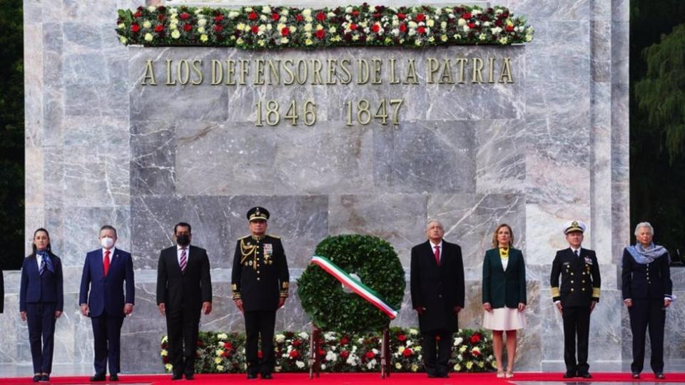 AMLO en 174 aniversario de Niños Héroes