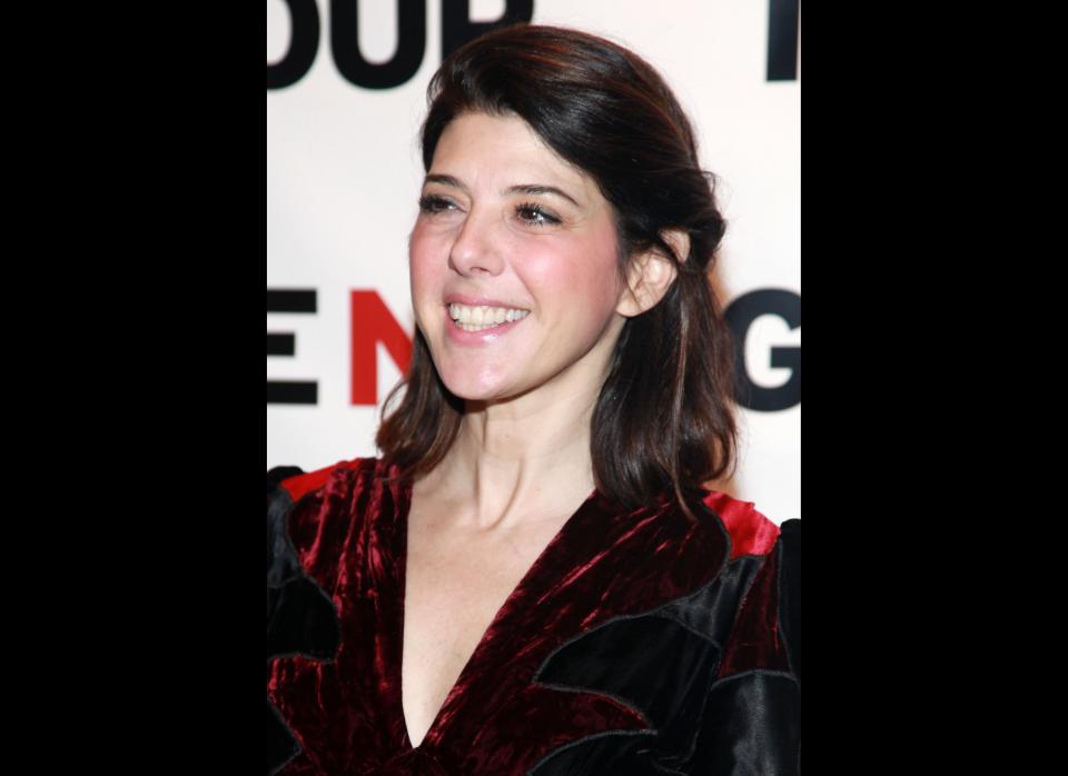 Though Marisa Tomei told<em> <a href="http://justjared.buzznet.com/2010/06/17/marisa-tomei-logan-marshall-greene/" target="_hplink">USA Today</a> </em>that she's "been lucky in love" with boyfriend Logan Marshall-Green, she isn't in a hurry to tie the knot anytime soon. "I'm not that big a fan of marriage as an institution and I don't know why women need to have children to be seen as complete human beings," <a href="http://www.nypost.com/p/pagesix/item_OGreYxeVdiRnG79cTaMc5K;jsessionid=279480DBA11CCE72CEF140EB6292CFB9" target="_hplink">she said</a> in February 2009.       