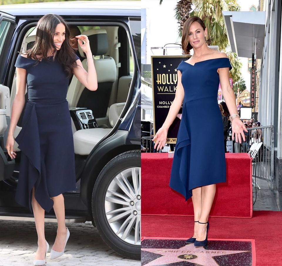 The Duchess of Sussex and Jennifer Garner