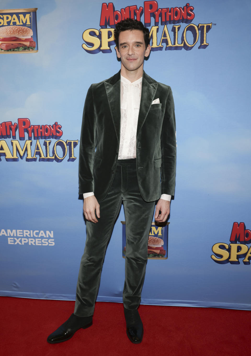 Michael Urie attends the "Spamalot" Broadway opening night at St. James Theater on Thursday, Nov. 16, 2023, in New York. (Photo by CJ Rivera/Invision/AP)