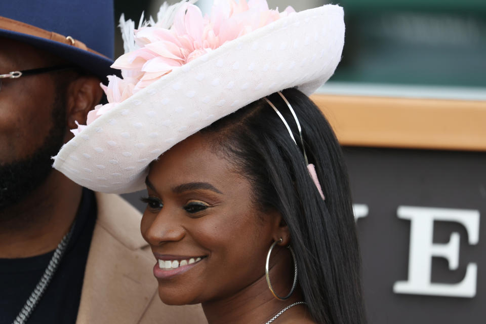 kentucky derby pink bowl hat