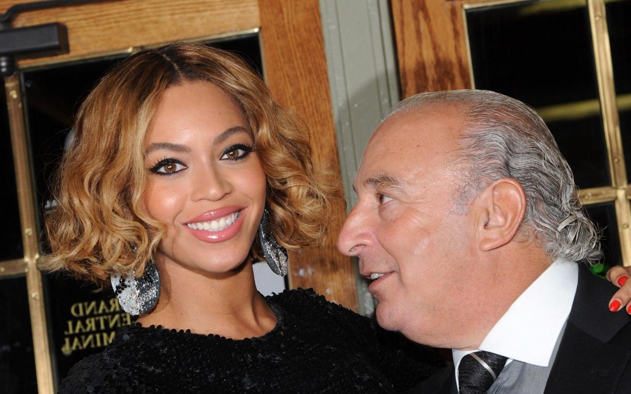 Beyoncé has severed ties with Sir Philip Green after buying him out of the clothing label they co-founded - Capital Pictures