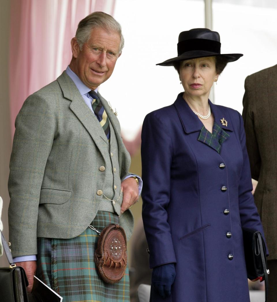 Prince Charles and Princess Anne