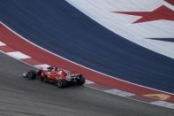 Oct 21, 2017; Austin, TX, USA; Ferrari driver Sebastian Vettel (5) of Germany during practice for the United States Grand Prix at Circuit of the Americas. Mandatory Credit: Jerome Miron-USA TODAY Sports