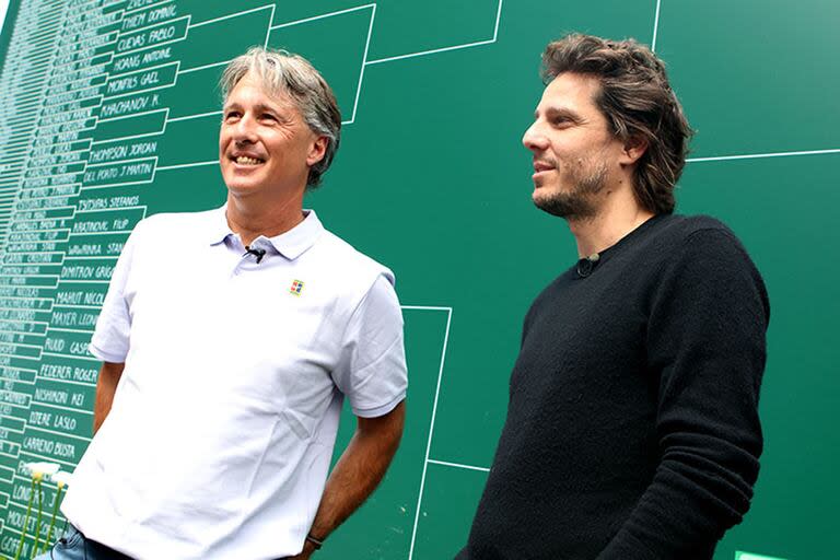 Franco Davin y Gastón Gaudio en París, una sociedad (entrenador y jugador) que alcanzó la cima en Roland Garros 2004