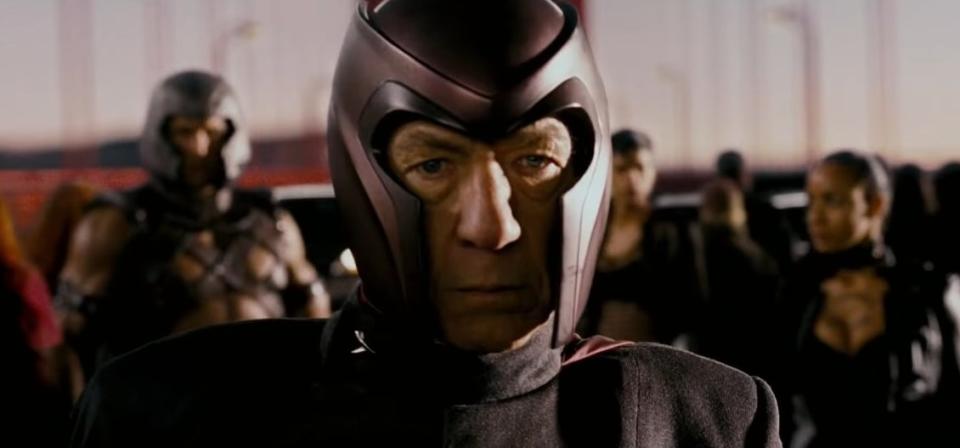 Magneto and the Brotherhood of Mutants on the Golden Gate Bridge in "X-Men: The Last Stand"