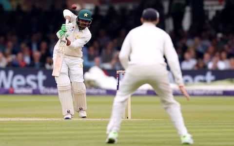 Haris Sohail in action  - Credit: Reuters