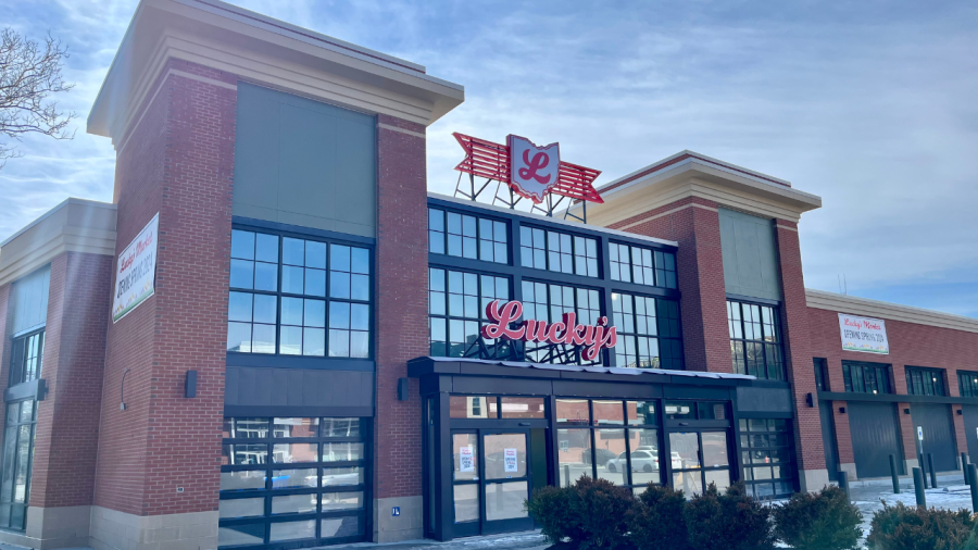 Lucky’s Market is opening this spring in Victorian Village as part of the mixed-use redevelopment of Thurber Village. (NBC4 Photo/David Rees)