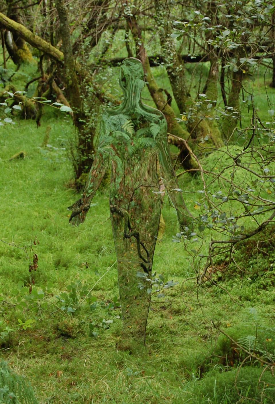 Mirrored sculpture