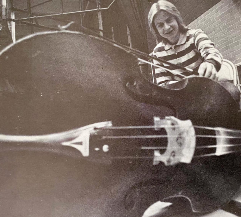 Austin Beutner played a string bass in high school. (Courtesy of Austin Beutner)