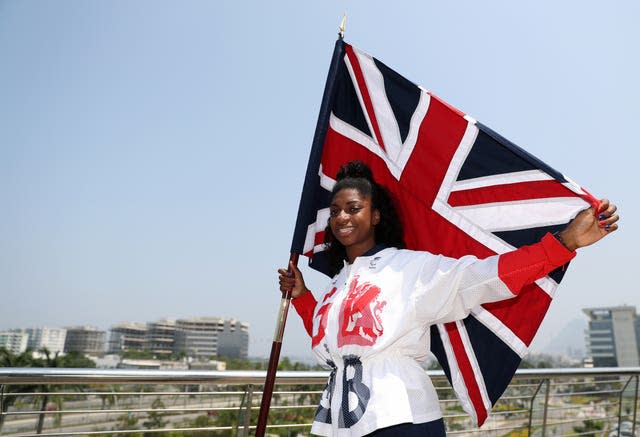 Kadeena Cox was Great Britain’s closing ceremony flagbearer in Brazil