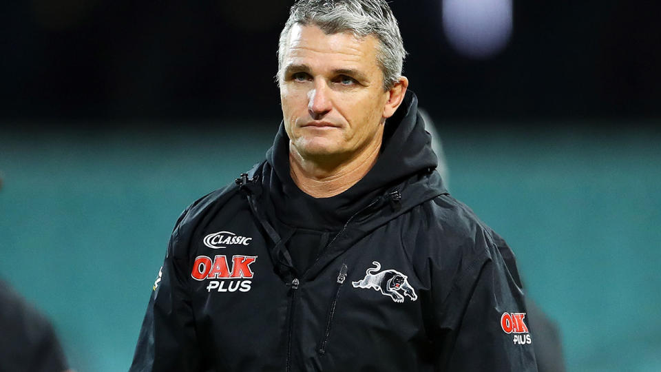 Ivan Cleary, pictured here before a Penrith Panthers game.