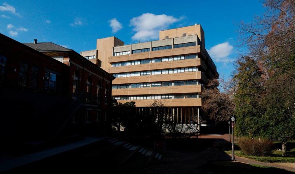 Poe Hall at N.C. State University in Raleigh, N.C., photographed Thursday, Jan. 4, 2024.