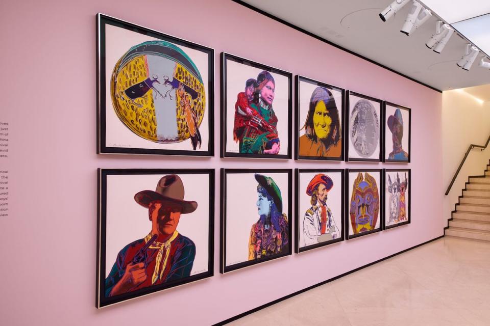 Andy Warhol: Beyond the Brand at Halcyon Gallery - Cowboys and Indians, 1986 (Halcyon Gallery)