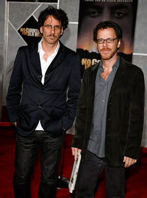 Directors Joel Coen and Ethan Coen at the Hollywood premiere of Miramax Films' No Country for Old Men