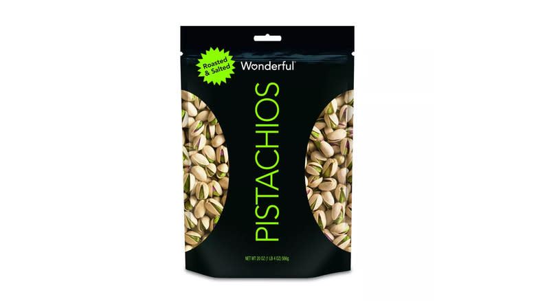 packet of Wonderful Pistachios