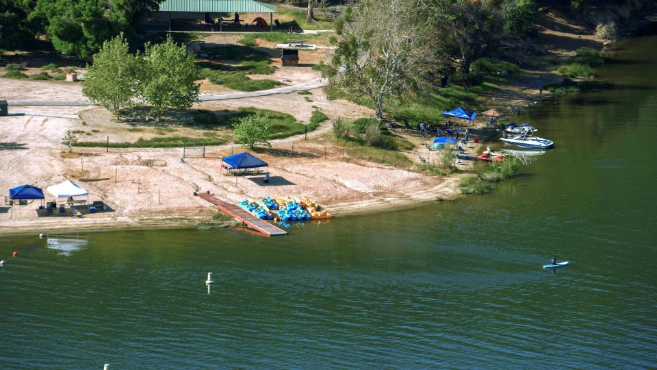 California water officials issued a "warning of toxic algal blooms, telling people to stay away from Lake Silverwood until further notice.