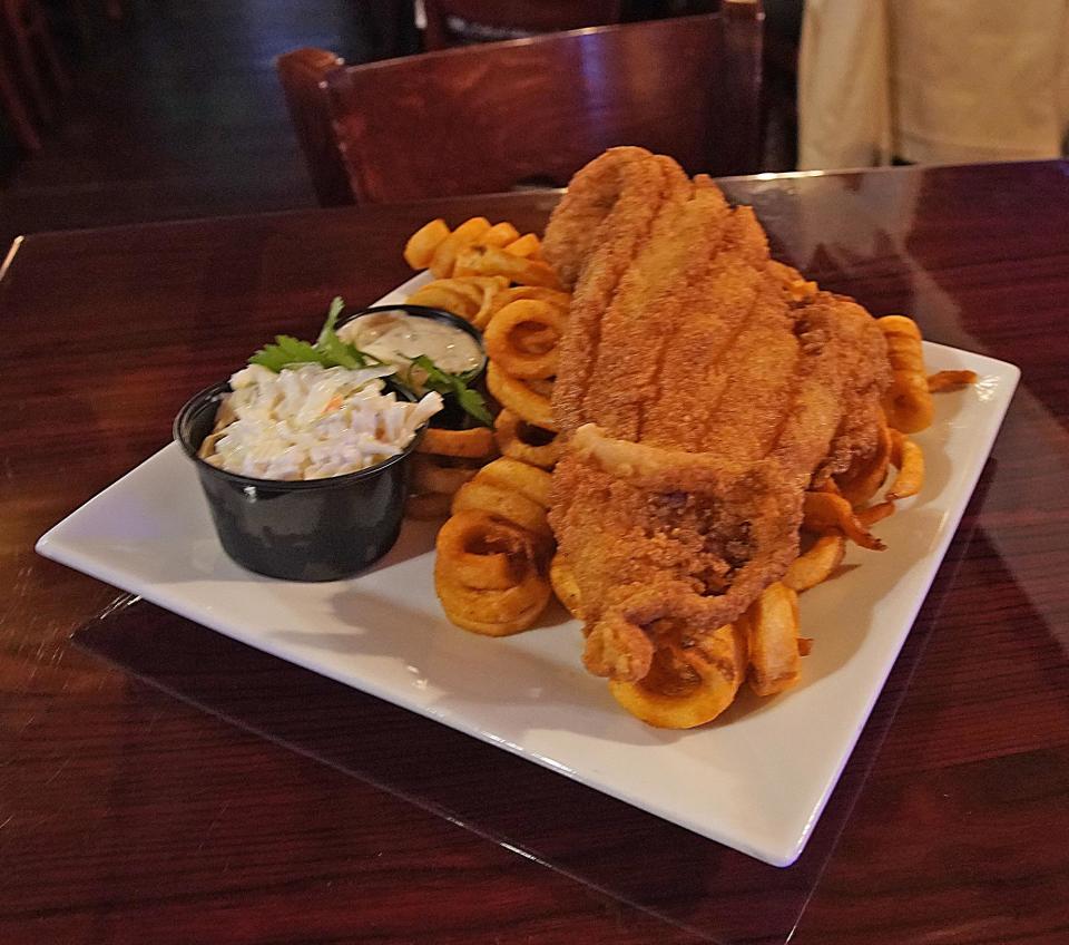 Fish and chips from Grove Street Tavern