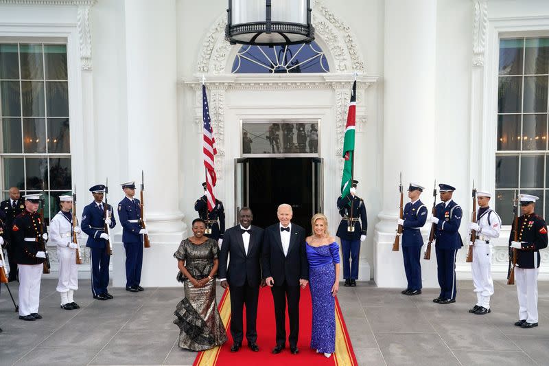 U.S. President Joe Biden meets Kenyan President William Ruto in Washington