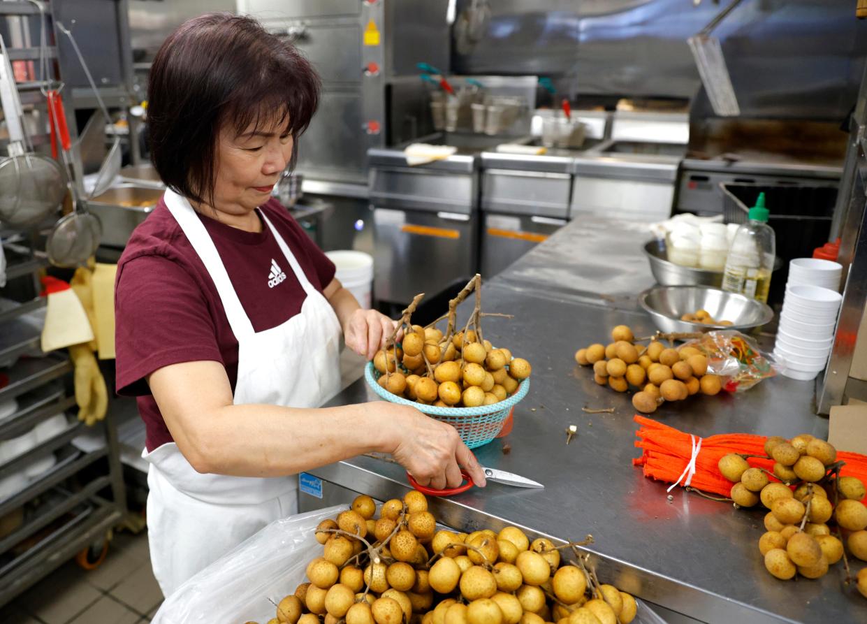 Mary Lee is seen working on Sept. 8 at the Golden Phoenix in Oklahoma City.