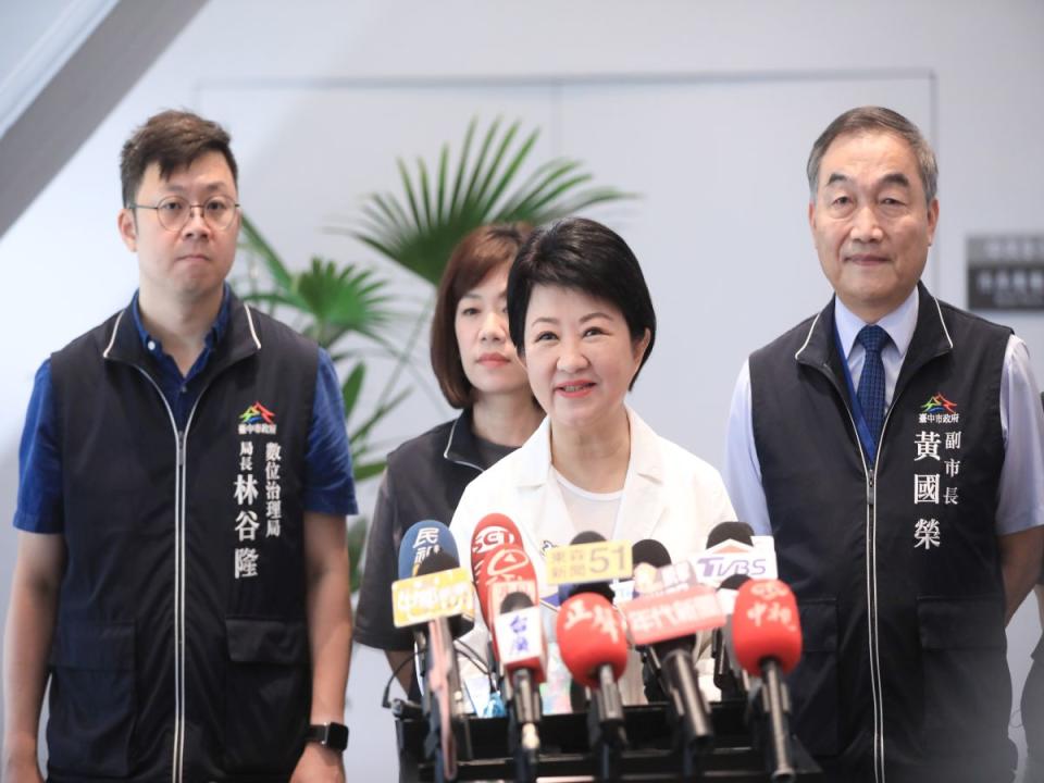 川普槍擊事件後將訪美國，台中市長盧秀燕說，美大選激烈，行程盡量單純化。（圖：中市府提供）