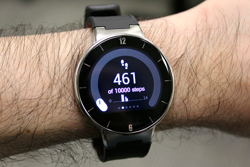 The Alcatel OneTouch watch is a decent activity tracker.