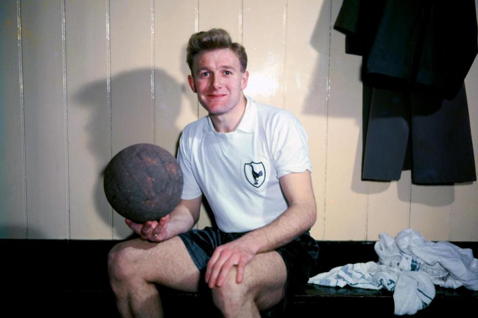 LEGEND: Wales winger Terry Medwin with Spurs <i>(Image: PA)</i>