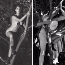 <p>To this day, none of us know why Kim K thought climbing a tree naked was a good idea. <em>[Photo: Celeste Barber/ Instagram]</em> </p>