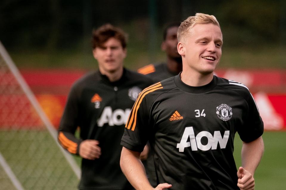 Donny van de Beek is the only new arrival this summer at Old Trafford Photo: Manchester United via Getty Images
