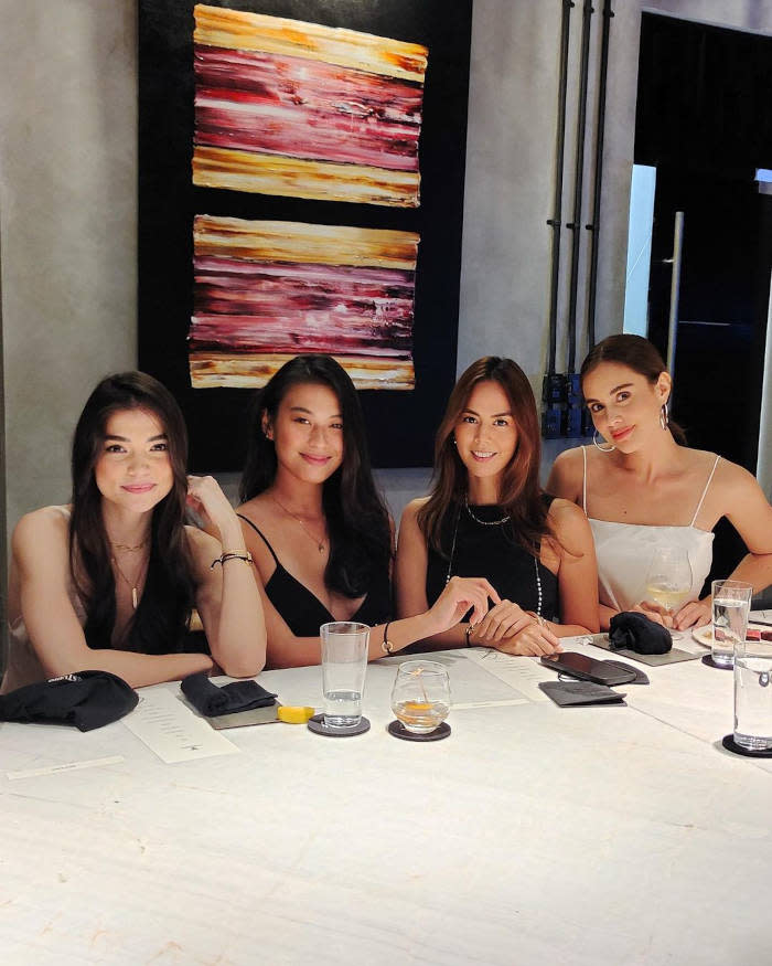 Rhian, Michelle and Max are also best buddies with influencer Janina Manipol