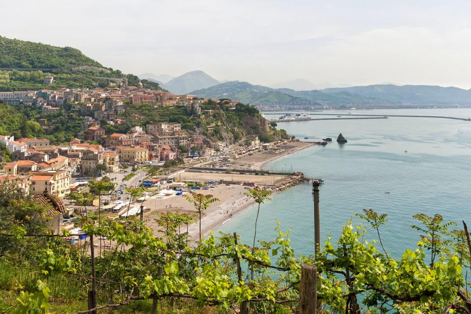 Aerial view of Vietri sul Mare