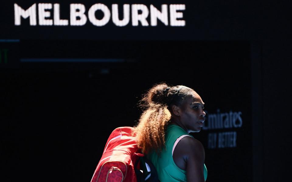 Serena Williams has suffered her earliest exit in Melbourne since 2014 - AFP