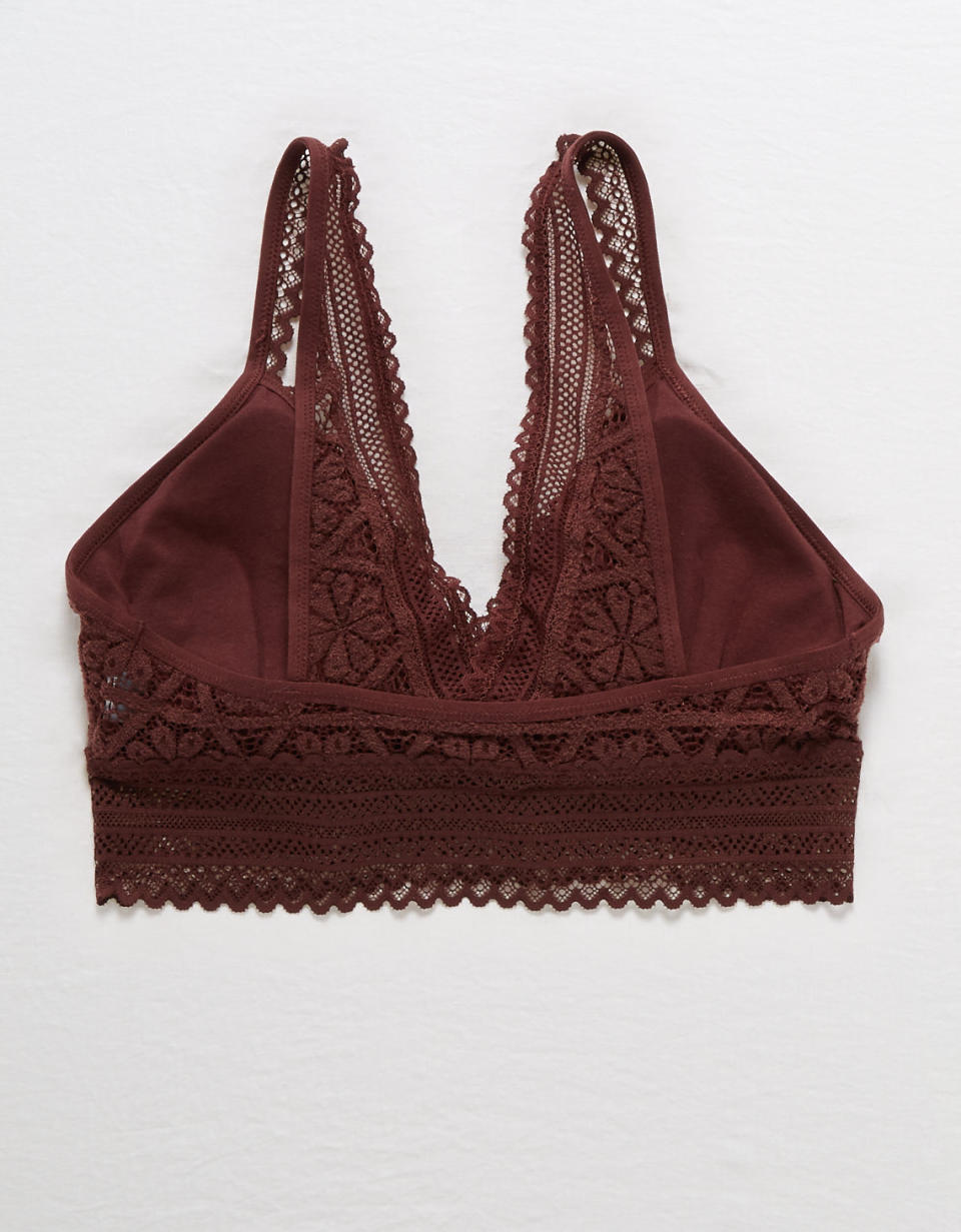 Get the <a href="https://www.ae.com/us/en/p/aerie/bralettes/classic-strap-bralettes/aerie-cozy-lace-padded-bralette/1692_2885_218?nvid=pdp%3A1692_2885_073?menu=cat4840006" target="_blank" rel="noopener noreferrer">Aerie cozy lace padded bralette for $25</a>.