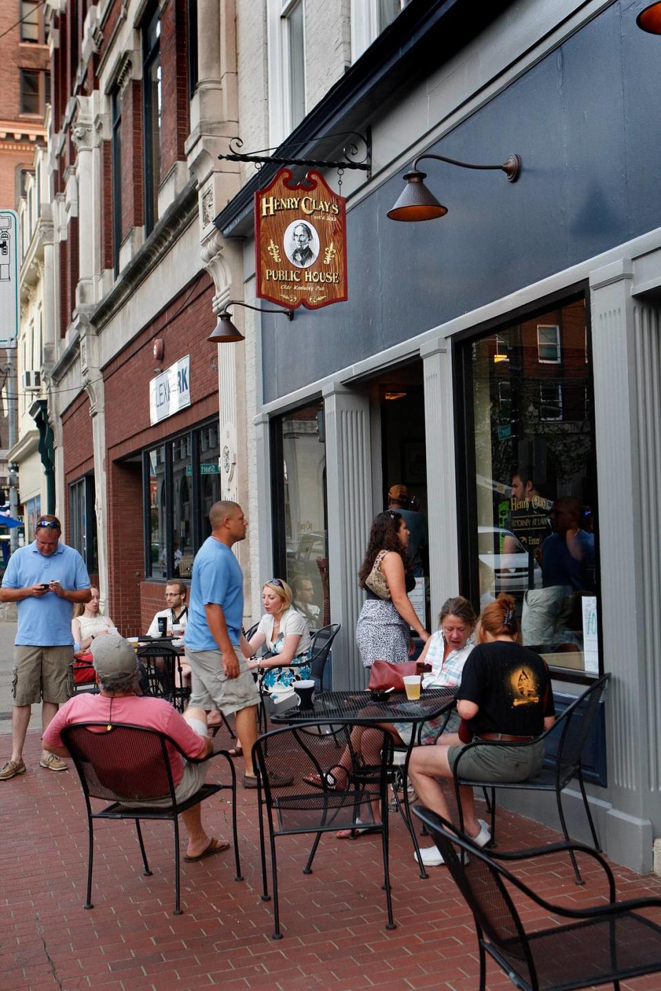 Henry Clay’s Public House is situated, fittingly, in a building dating to 1805.