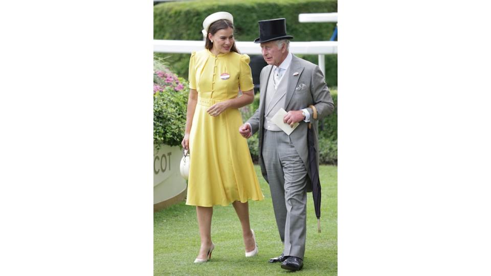 Lady Sophie Winkleman and King Charles III attend day five of Royal Ascot 2023 at Ascot Racecourse on June 24, 2023 in Ascot, England