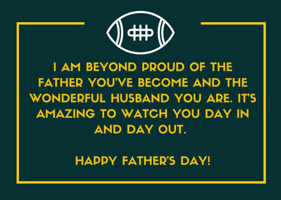 Father's Day Message for Husband