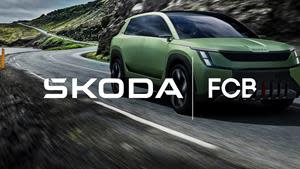 Image Description: A graphic celebrating FCB’s appointment as Global Agency of Record for ŠKODA.