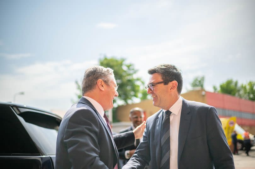 Andy Burnham and Keir Starmer were at United's home match at the weekend -Credit:Manchester United via Getty Images