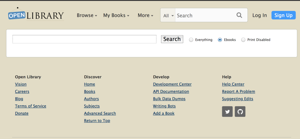 Con più di 10 milioni di utenti unici al mese che frequentano il sito, Open Library è un progetto ambizioso nato nel 2007 quando Internet Archive ha riunito un gruppo di persone a San Francisco con l’obiettivo di creare la più grande banca dati esistente di testi a cui chiunque può collaborare. Ovviamente i libri digitalizzati sono fuori copyright.