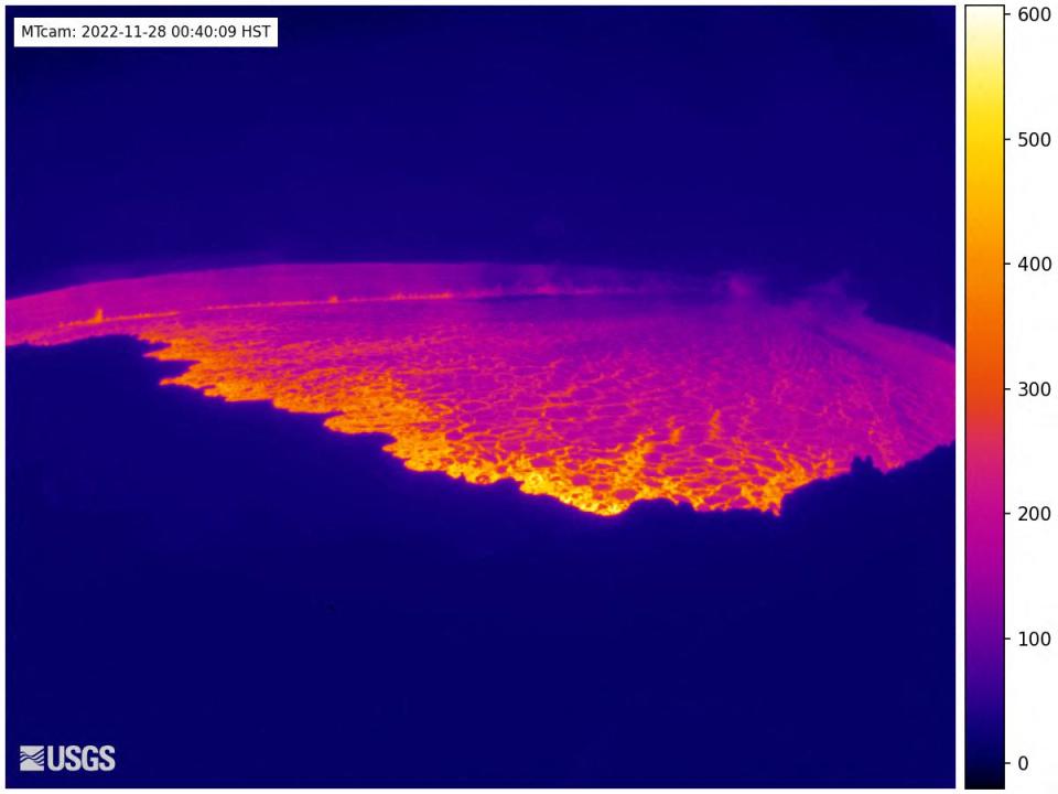 This image released by the US Geological Survey (USGS) on November 28, 2022 courtesy of the National Weather Service (US Geological Survey/AFP via Get)