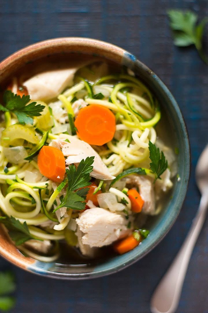 13) Slow-Cooker Chicken Noodle Soup