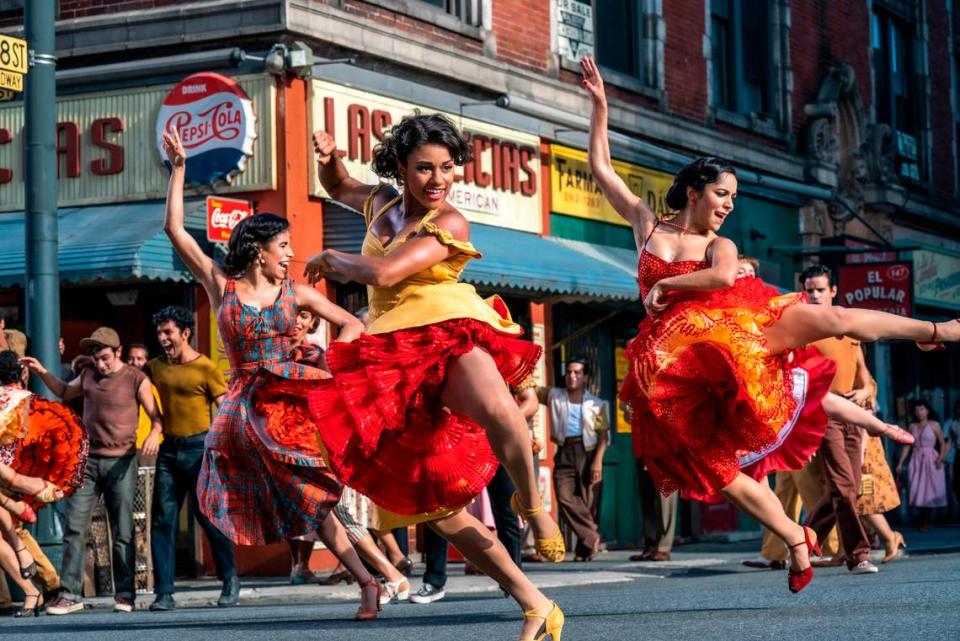 NC native Ariana DeBose as Anita in 20th Century Studios’ upcoming remake of “West Side Story,” directed by Steven Spielberg.