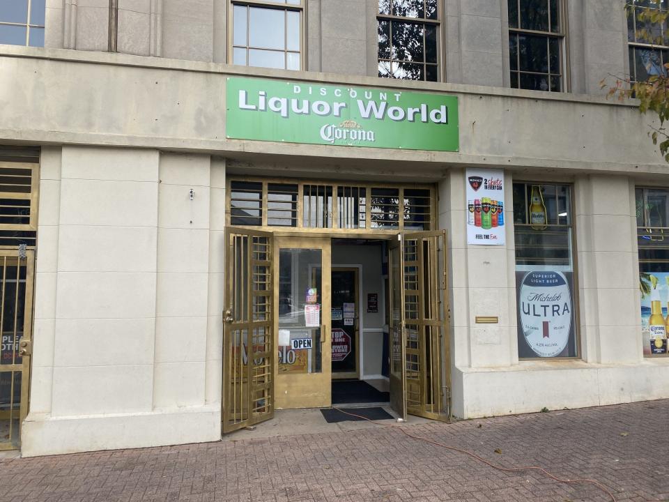 Discount Liquor World in Norwich. Package stores like this one will be closed throughout the state on Christmas Day and New Year's Day. However, they are allowed to open on Christmas Eve and New Year's Eve.
