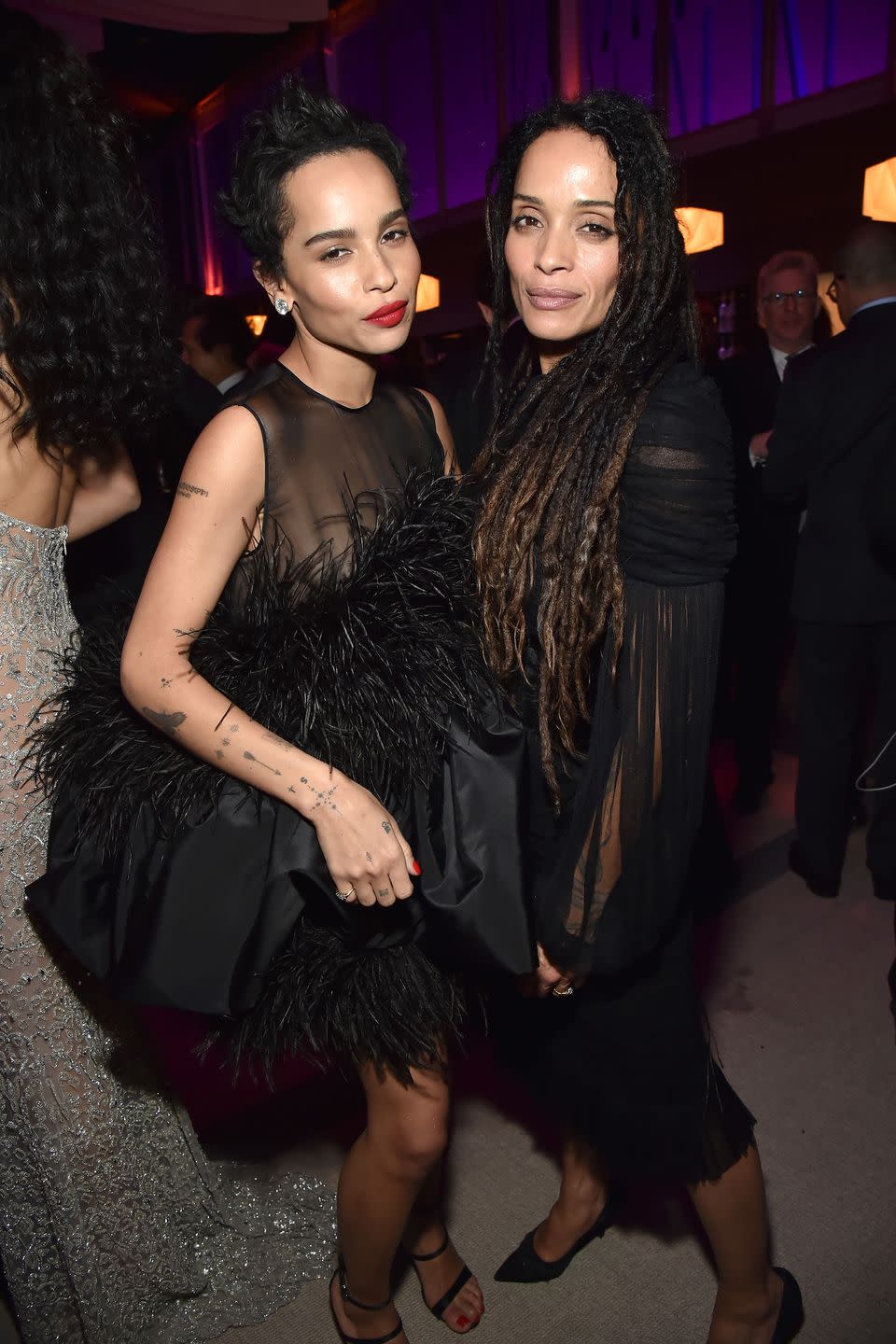 Lisa Bonet and Zoe Kravitz