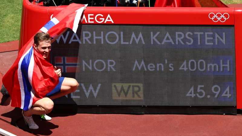 Athletics - Men's 400m Hurdles - Final