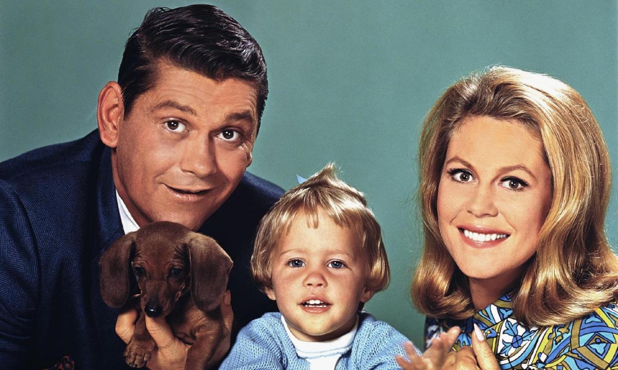 <span>Dick York, Erin Murphy and Elizabeth Montgomery in a 1966 promotional still for Bewitched.</span><span>Photograph: Sony Pictures/Sportsphoto/Allstar</span>