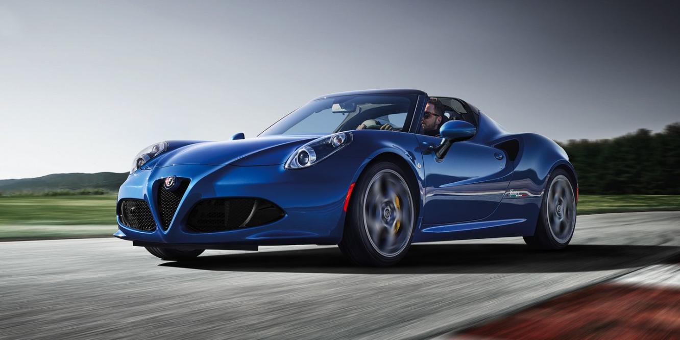 alfa romeo 4c blue